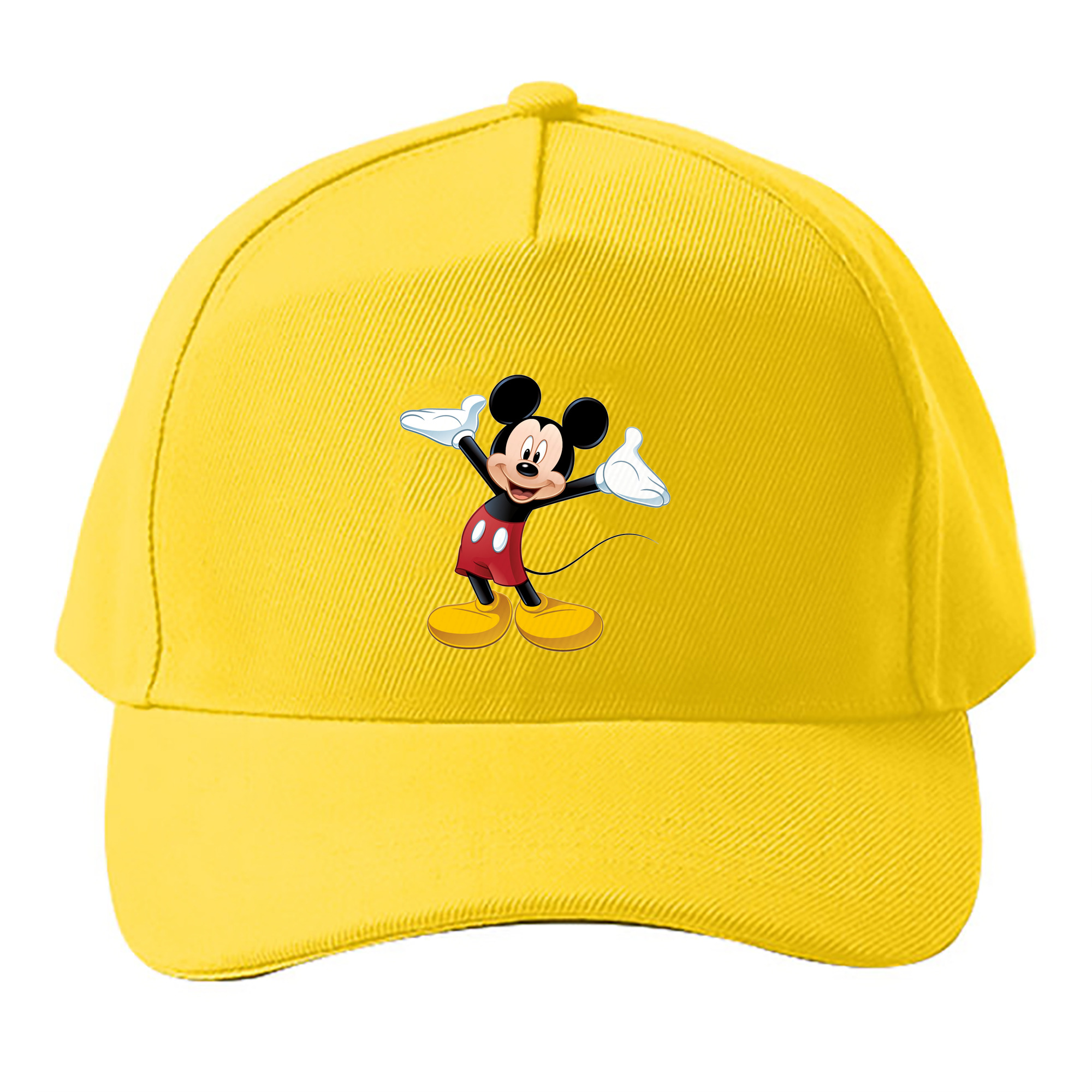 （画像用） ミッキーマウス Mickey Mouse ベースボールキャップ 綿100％ 男女兼用 帽子 スポーツ